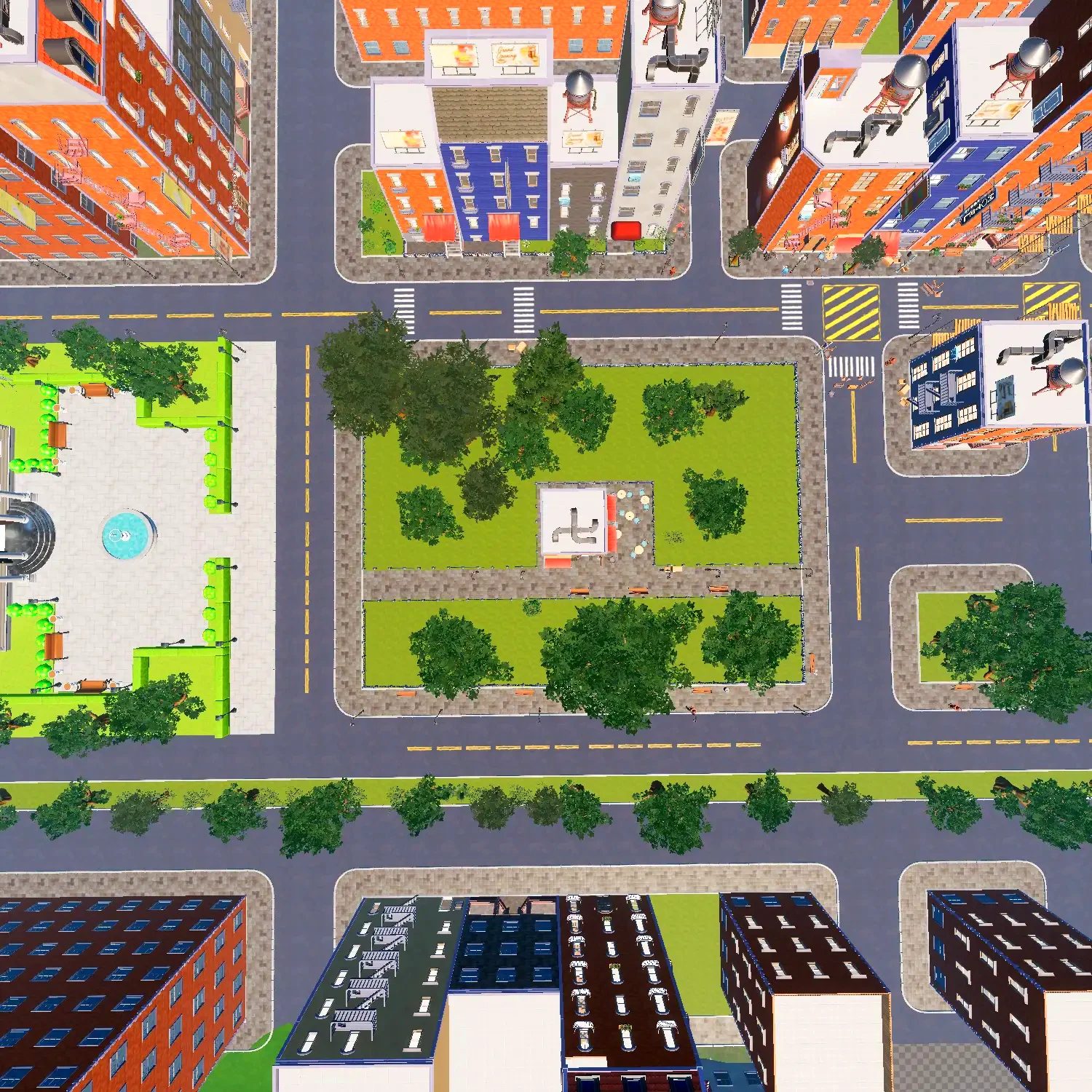 Civic Quarter conceptual bird's-eye view 1 of 4