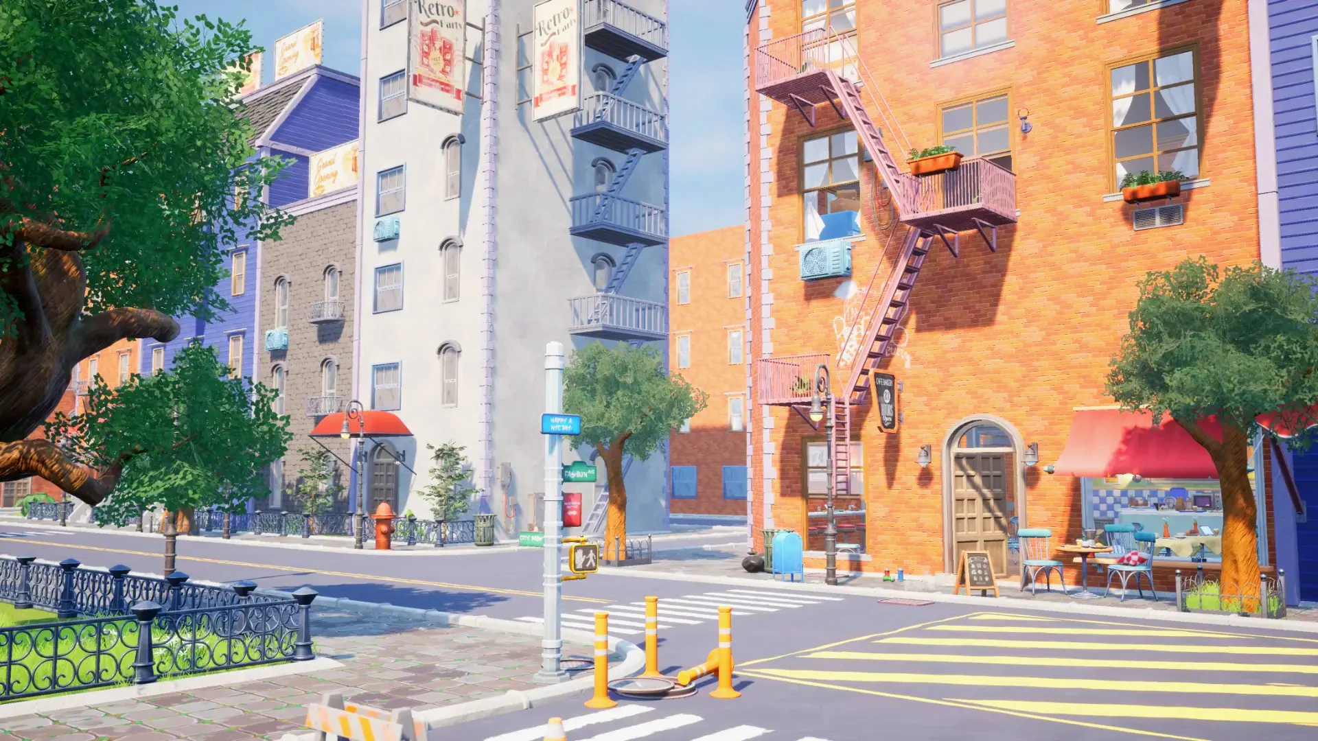 Concept art of Market District