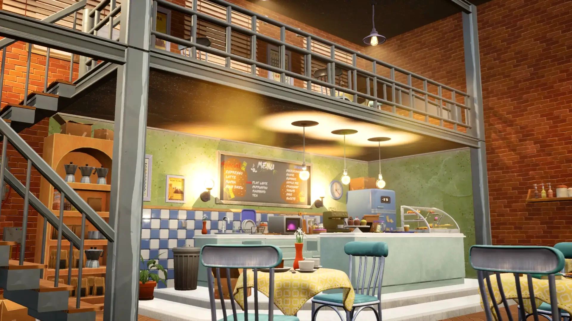 The Cafe conceptual bird's-eye view 2 of 5