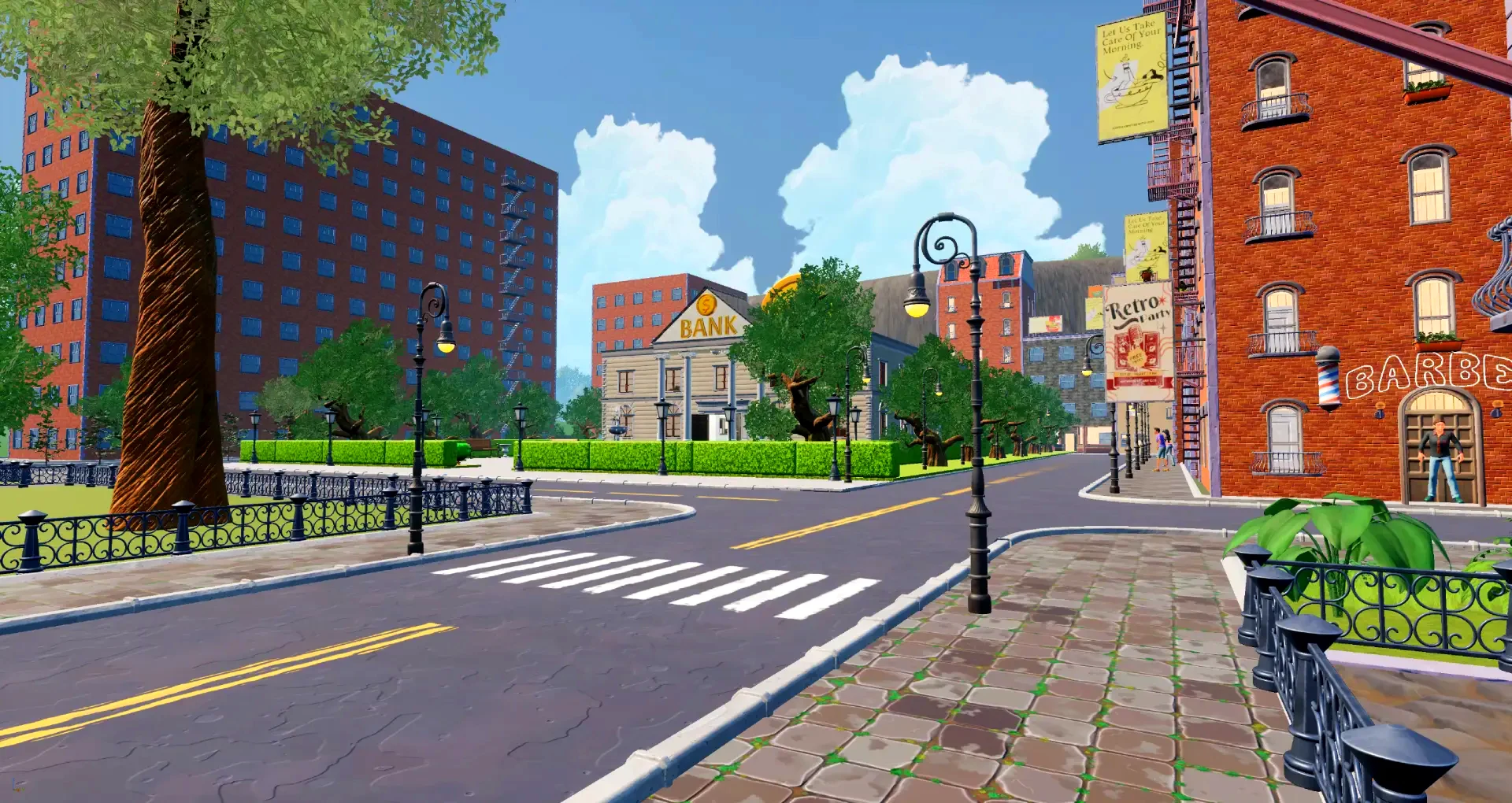 Concept art of Civic Quarter