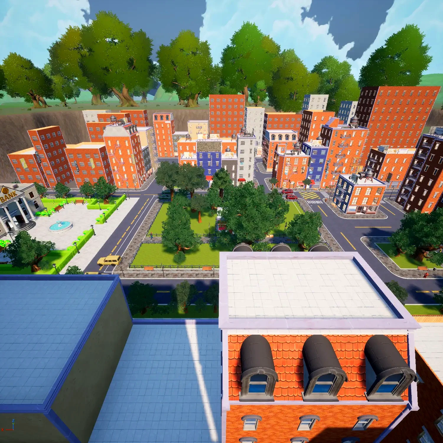 Concept art of Nexus City