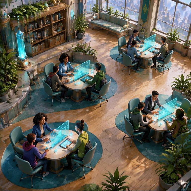 Career Center conceptual bird's-eye view 2 of 4