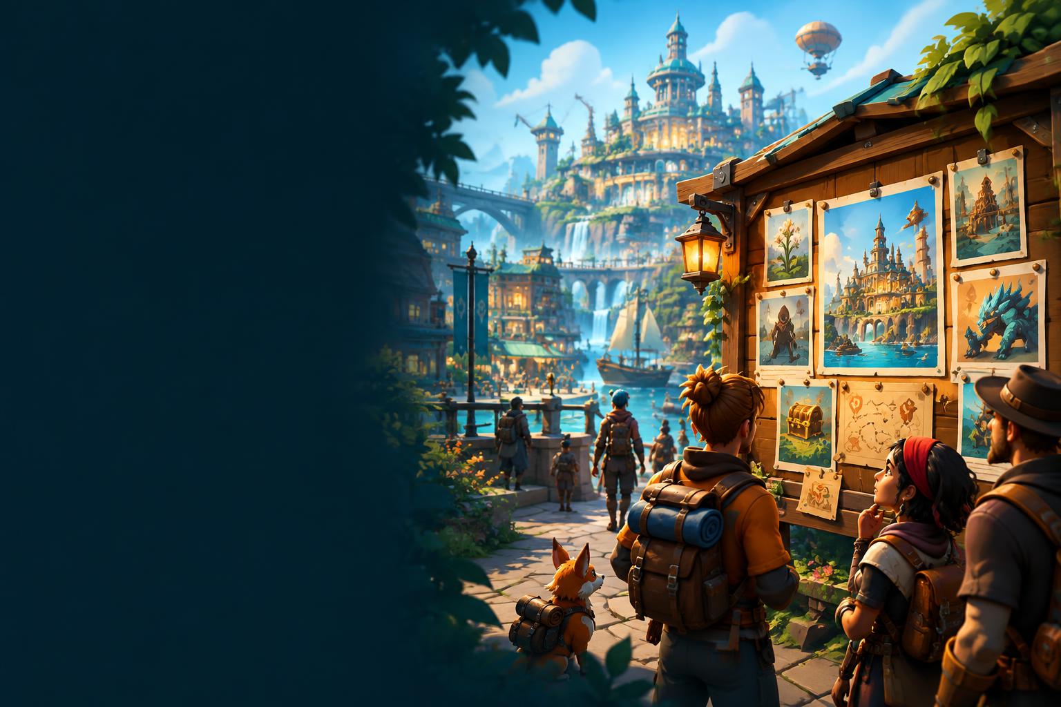 An adventurer exploring the RamQuest world
