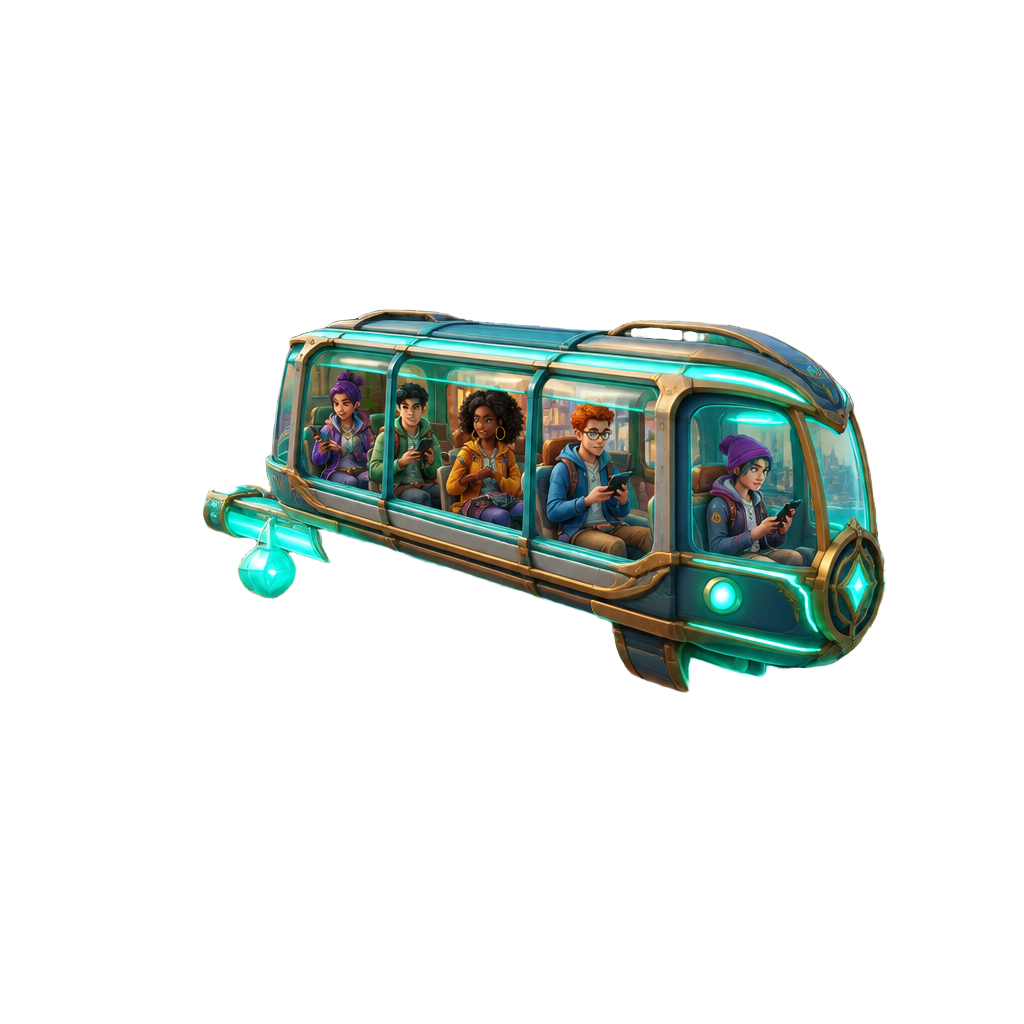 Isometric illustration of life in Nexus City Apartment